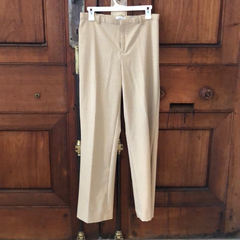 Gap Stretch Beige Work Slacks Sz. 6 Flat Front